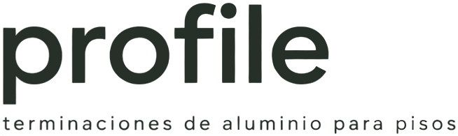Profile · terminaciones de aluminio para pisos